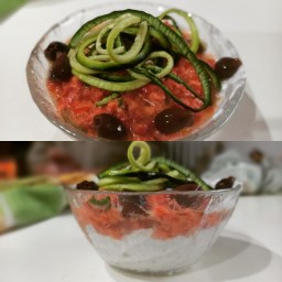 I Soffi a cena: tris di colori